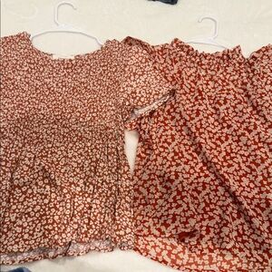 $30 Chic Floral Blouse in Pink and White